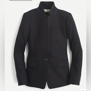 J. Crew NWOT Tall Regent blazer in wool flannel black 16Tall
